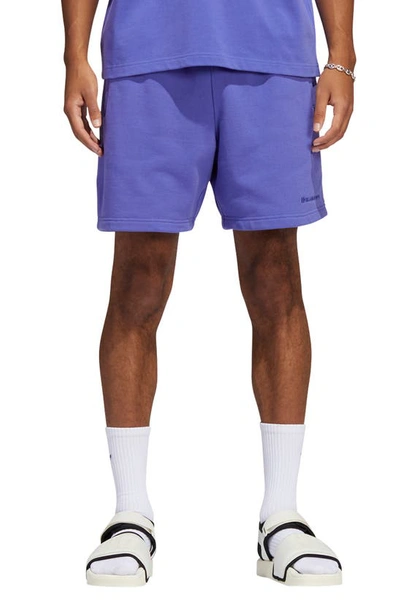Adidas Originals X Pharrell Williams Unisex Sweat Shorts In Purple