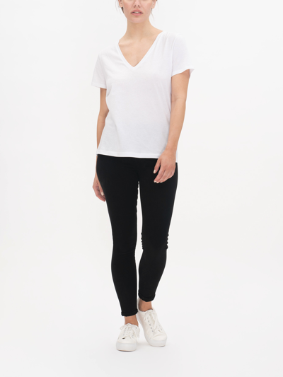 Ninety Percent Marissa Organic Cotton-jersey T-shirt In White