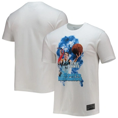 Mitchell & Ness X Sports Illustrated Dirk Nowitzki White Dallas Mavericks Player T-shirt