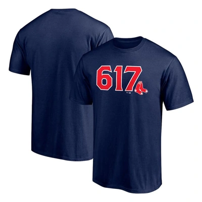 Fanatics Branded Navy Boston Red Sox Hometown 617 T-shirt