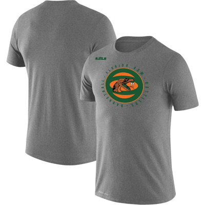 Nike X Lebron James Gray Florida A&m Rattlers Collection Legend Performance T-shirt