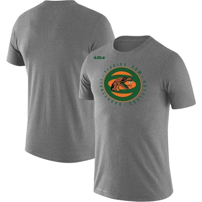Nike X Lebron James Grey Florida A&m Rattlers Collection Legend Performance T-shirt