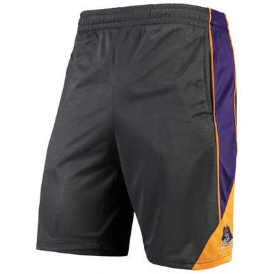 Colosseum Charcoal Ecu Pirates Turnover Team Shorts