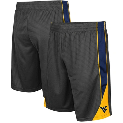 Colosseum Charcoal West Virginia Mountaineers Team Turnover Shorts