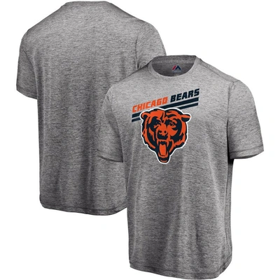 Majestic Men's  Gray Chicago Bears Showtime Pro Grade Cool Base T-shirt