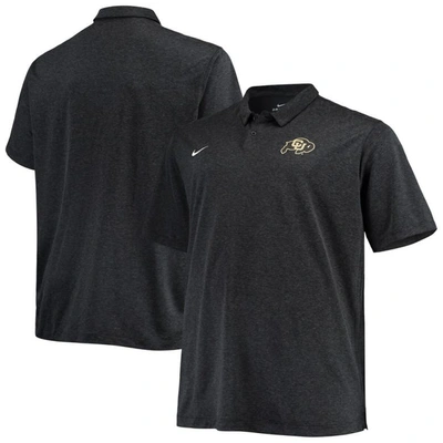 Nike Men's  Heathered Black Colorado Buffaloes Big And Tall Performance Polo Shirt