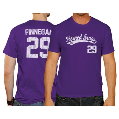 Retro Brand Original  Brandon Finnegan Purple Tcu Horned Frogs Ncaa Baseball T-shirt