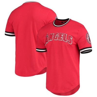 Pro Standard Men's  Red Los Angeles Angels Team T-shirt
