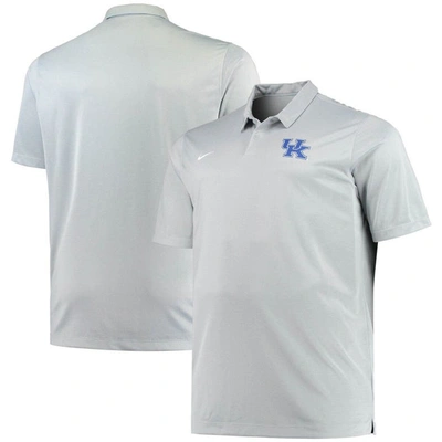 Nike Men's  Heathered Gray Kentucky Wildcats Big And Tall Performance Polo Shirt