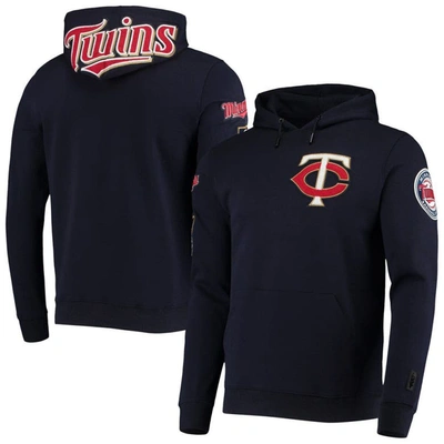 Pro Standard Navy Minnesota Twins Team Logo Pullover Hoodie