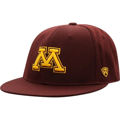 Top Of The World Maroon Minnesota Golden Gophers Team Color Fitted Hat