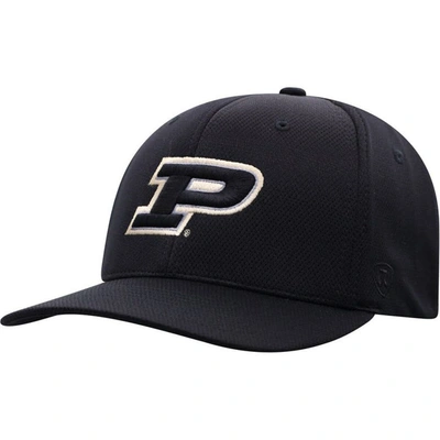 Top Of The World Black Purdue Boilermakers Reflex Logo Flex Hat