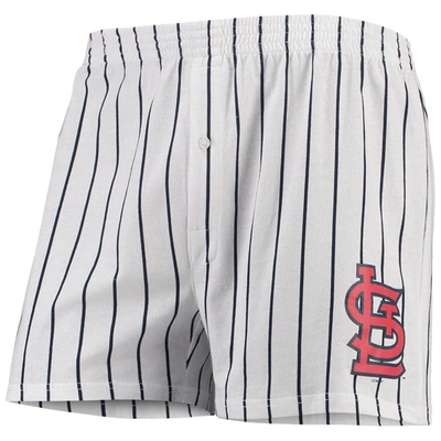 Concepts Sport Men's White St. Louis Cardinals Vigor Boxer Shorts