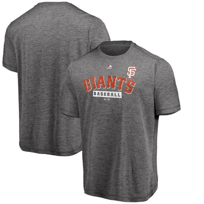 Majestic Men's  Gray San Francisco Giants Official Fandom Cool Base T-shirt