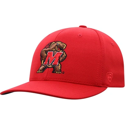 Top Of The World Red Maryland Terrapins Reflex Logo Flex Hat