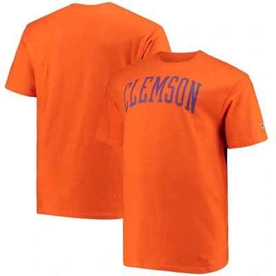 Champion Orange Clemson Tigers Big & Tall Arch Team Logo T-shirt