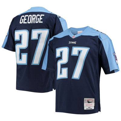 Mitchell & Ness Eddie George Navy Tennessee Titans 1999 Legacy Replica Jersey
