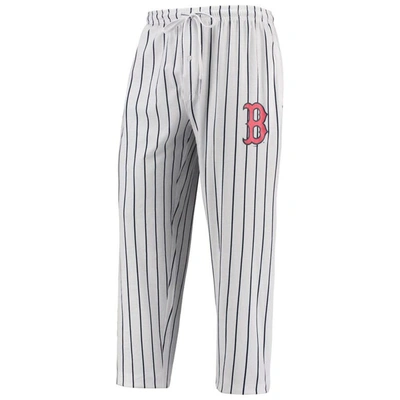 Concepts Sport Men's White, Navy Boston Red Sox Vigor Lounge Pant In White,navy
