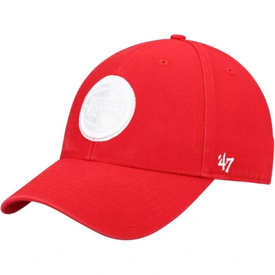 47 ' Red Detroit Pistons Mvp Legend Adjustable Hat