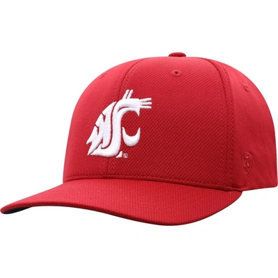 Top Of The World Crimson Washington State Cougars Reflex Logo Flex Hat