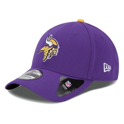 New Era Minnesota Vikings  39thirty Team Classic Flex Hat In Purple
