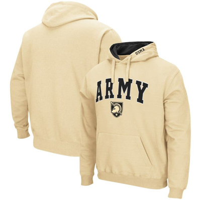 Colosseum Men's  Gold Army Black Knights Arch And Logo 3.0 Pullover Hoodie