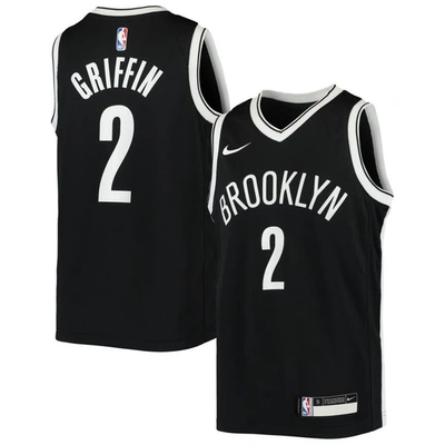 Nike Kids' Youth  Blake Griffin Black Brooklyn Nets Swingman Jersey