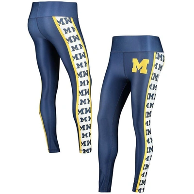 Concepts Sport Navy Michigan Wolverines Dormer Knit Leggings