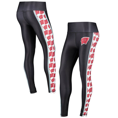 Concepts Sport Black Wisconsin Badgers Dormer Knit Leggings