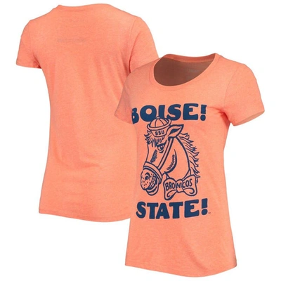 Homefield Orange Boise State Broncos Stadium Chant Tri-blend T-shirt