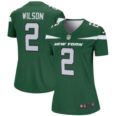 Nike Zach Wilson Gotham Green New York Jets Legend Jersey