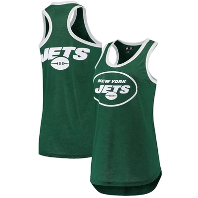 G-iii 4her By Carl Banks Green New York Jets Tater Tank Top