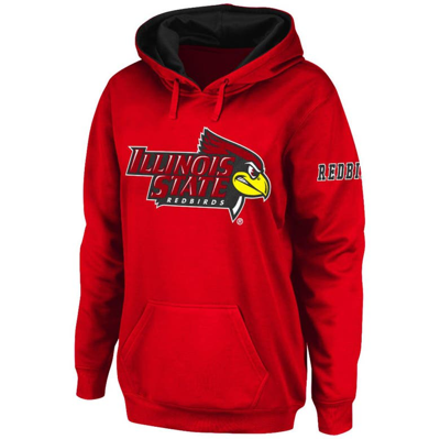 Stadium Athletic Red Illinois State Redbirds Big Logo Pullover Hoodie
