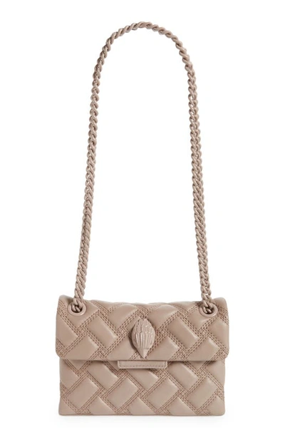 Kurt Geiger Kensington Leather Mini Crossbody Bag In Light/ Pastel Pink