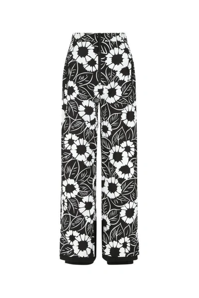 Prada Printed Polyester Pant Nd  Donna S In Floral