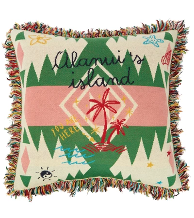 Alanui Summer Vibes Icon Wool-blend Pillow