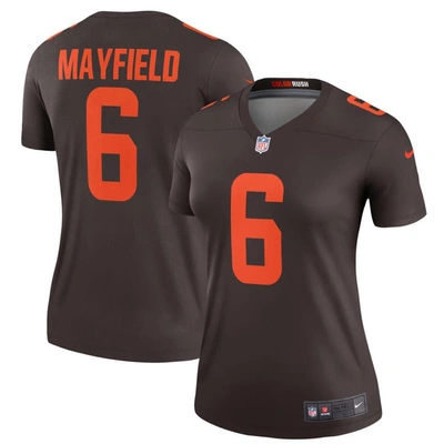 Nike Baker Mayfield Brown Cleveland Browns Alternate Legend Jersey