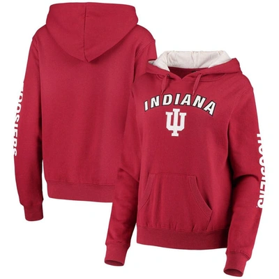 Colosseum Crimson Indiana Hoosiers Loud And Proud Pullover Hoodie