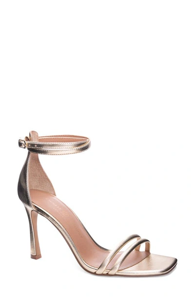 Chinese Laundry Jasmine Ankle Strap Sandal In Gold