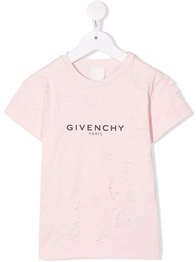 Givenchy Kids' Pink Girl T-shirt With Print