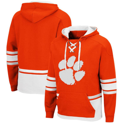 Colosseum Orange Clemson Tigers Lace Up 3.0 Pullover Hoodie