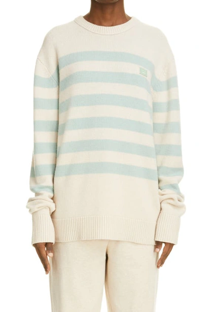 Face Knit Sweater Acne Studios Nimah Sweater Acne Studios Smiling