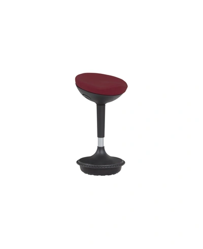Unique Furniture Marta Stool With Adjustable Height In Red