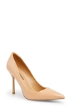 Jeffrey Campbell Women's Nikia Pointed Toe Pumps In Nude Patent