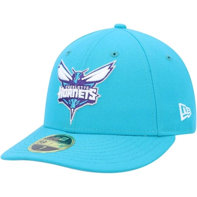 New Era Men's Teal Charlotte Hornets Team Low Profile 59fifty Fitted Hat