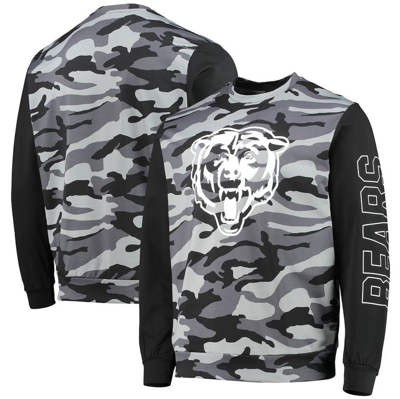 Foco Black Chicago Bears Camo Long Sleeve T-shirt