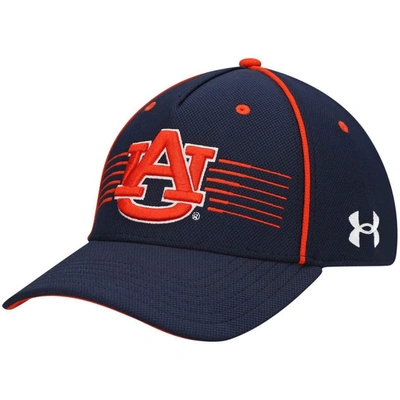 Under Armour Navy Auburn Tigers Iso-chill Blitzing Accent Adjustable Hat