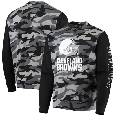 Foco Black Cleveland Browns Camo Long Sleeve T-shirt
