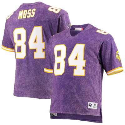 Mitchell & Ness Randy Moss Purple Minnesota Vikings Retired Player Name ...
