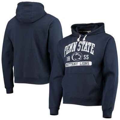 League Collegiate Wear Navy Penn State Nittany Lions Volume Up Essential Fleece Pullover Hoodie